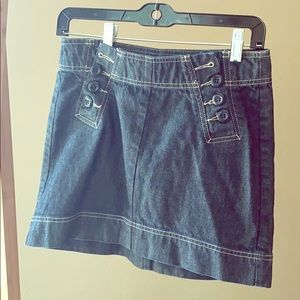 Gap mini skirt blue jean